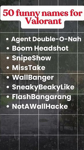 🔥 Funniest Valorant Names You’ll Wish You Thought Of!