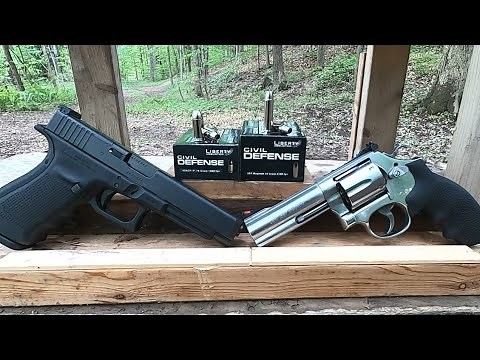 .357 Mag VS 45 ACP+P Liberty Civil Defense WOW 💣