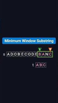 Minimum Window Substring | Coding Interview Must-Know