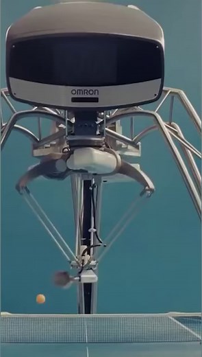 114K views · 422 reactions | Take part in a thrilling ping-pong match with a third generation robot Are you ready to play doubles with these robot ping-pong masters?  Omron Automation - Americas | Interesting Engineering | Facebook