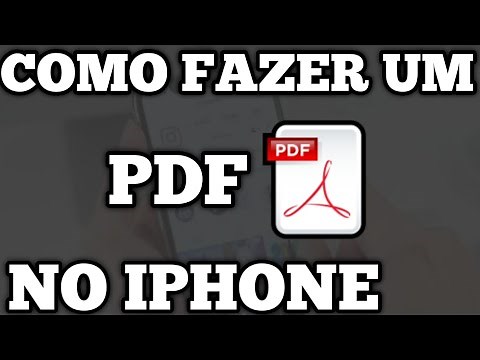 Como FAZER PDF no IPHONE
