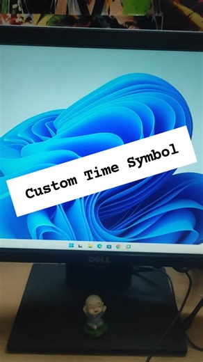 Raj Vardhan Singh | Secure2Cyber on Instagram: "Custom Time Symbol 🔥| Day-0729| Windows Tips #techreels #reel #short windows11tips windows11 windowsshortcut secure2cyber"