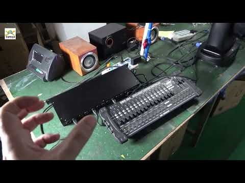 8 Port DMX Signal Splitter AB 2 Group 3PIN Socket Stage Lighting Signal Distributor 1U Shell