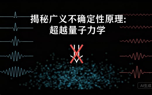 [中配]揭秘广义不确定性原理：超越量子力学 - 3Blue1Brown
