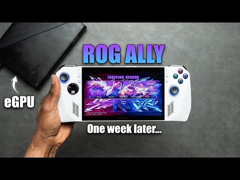 The ASUS ROG Ally After One Week! [XG Mobile 6850M XT eGPU Test]