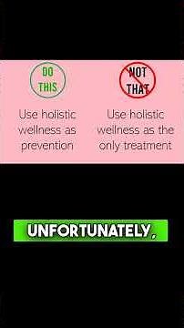 Holistic Practices As Prevention, Not a Cure