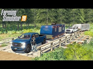 BILLIONAIRE MUDDING & CAMPING WITH THE SQUAD! | FS19 CAMPING (ROLEPLAY)