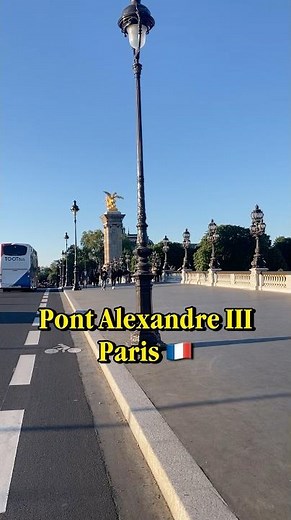 Pont Alexandre III Paris 🇫🇷 One of the most iconic bridges in Paris