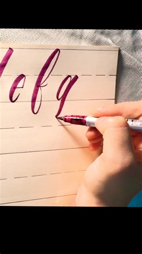 Lowercase Calligraphy Alphabet Tutorial ✍️✨ | A–Z for Beginners #shorts