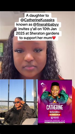 Catherine Kusasira's Concert Invitation on January 10, 2025