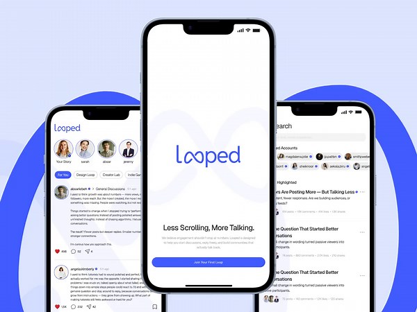 Looped – Social Media Creator IOS/Android Mobile App Platform
