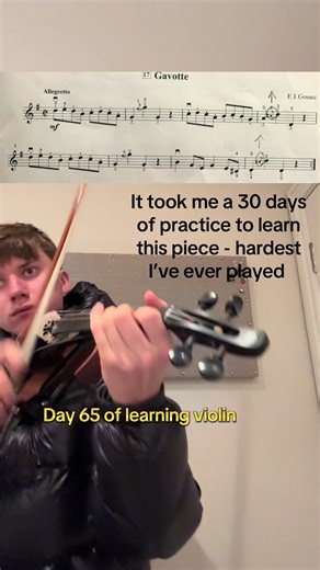 Mastering the Gavotte by Gossec on Violin: A Beginner's Journey