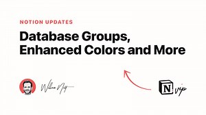 New Notion Features: Database Groups, Enhanced Colors and More ~ Notion VIP
