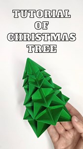 Origami CHRISTMAS TREE 🎄🌲 . . . . . #christmasdecoration #christmasart #christmastrees #christmastree #christmastreedecorating #christmasdecor #christmas #christmasdiy #christmastree🎄 #paperchristmastree #origamichristmastree #paperart #origamilibrary #origamiart #papercrafts #papercraft #paperfolding #paperwork #origamiwork #origamifolding #origamicraft | Origamilibrary