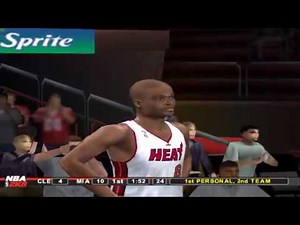 NBA 2K8 : Cleveland Cavaliers Vs. Miami Heat | 1440p 60fps PS2 Emulation