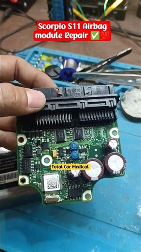 Scorpio S11 Airbag module Repair by Vvdi prog ...🔥🔥✅ #automobile