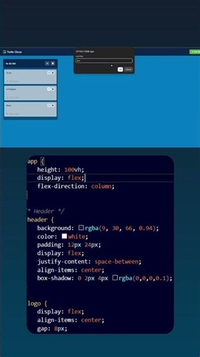 how to create a full trello clone using the html css and javascript #coding #javascript #html
