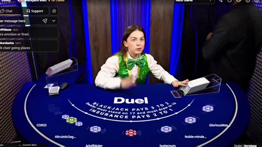 Andrew Tate, the greatest blackjack dealer of all time.