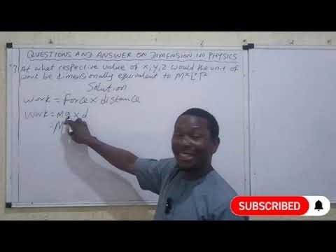 Questions and answers on dimension of physical quantity in physics