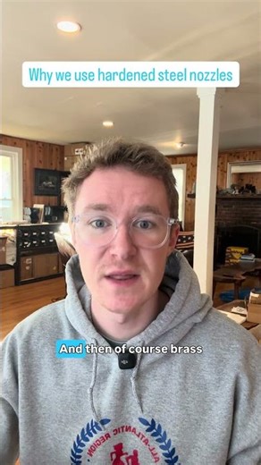 Why we use hardened steel nozzles