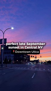 a downtown golden hour to remember 🌅 • • #centralny #mohawkvalley #uticany #goldenhour #hyperlocal #upstate #adirondacks | Love Living Local 315