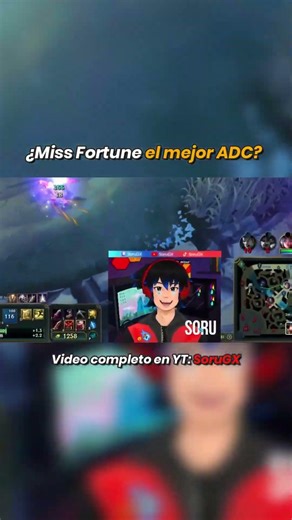¿MISS FORTUNE el mejor ADC? 👀#leagueoflegends#leagueoflegendslatam #missfortune #ezreal