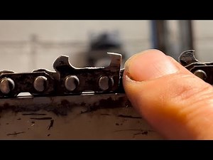 Hand Filing Chainsaw Chain Made Simple.