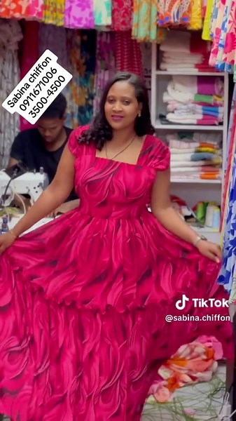 Sabina Chiffon Dress Collection from Ethiopia