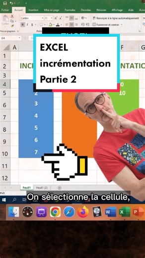 #EXCEL incrémenter une suite de chiffres #astuces #tutorielfrançais #office365tips #formation #informatique