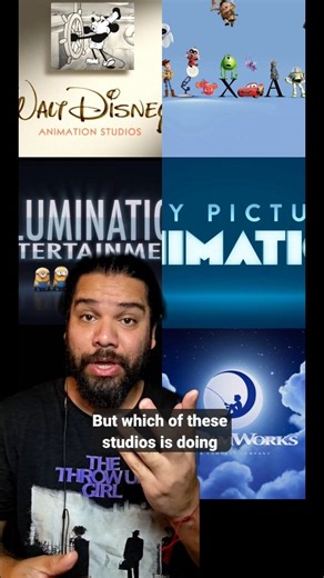 Which of the big five animation studios is doing the best? Lets discuss! Which is your favorite? @dreamworks @sonyanimation @disneyanimation @illuminationent @pixar #movies #animation #disney #pixar #dreamworks #sony #illumination | Thestorytimeguy