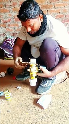 flush fitting plumber work#shortvideo #‪@JibrelElectrician-07‬