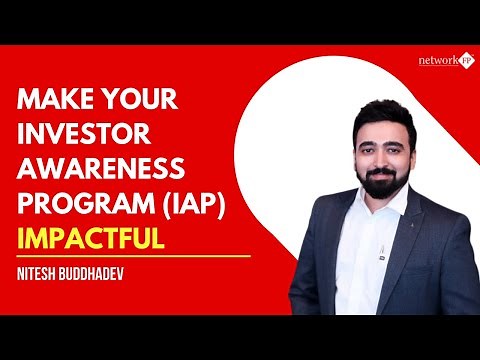 Secrets of A Successful Investor Awareness Program (IAP) | Nitesh Buddhadev | QPFP | Network FP