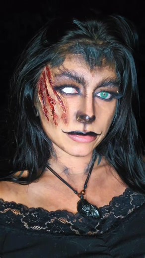 Kae Bae on Instagram: "🐺 #instadaily #stayweird #werewolf #halloween #halloweenmakeup"