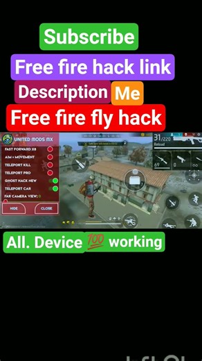 #freefire fly hack