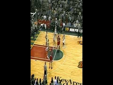 Chicago Bulls vs Seattle Supersonics. June-12-1996 Game 4