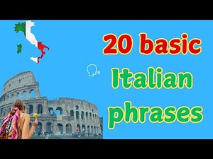 🇮🇹 20 Essential Italian Phrases Every Tourist Must Know - Listen & Repeat