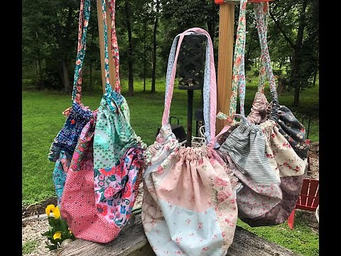 MAKE THIS EASY SLOUCHY BOHO CHIC Patchwork Bag - Full TUTORIAL