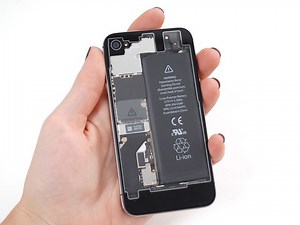 Clear No-Logo iPhone Replacement Back - iPhone 4S