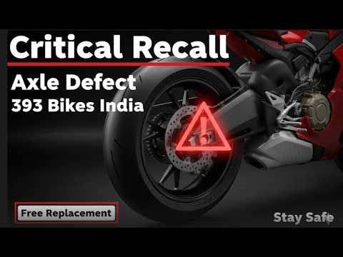 Ducati Panigale & Streetfighter V4 Recall: Critical Axle Fix
