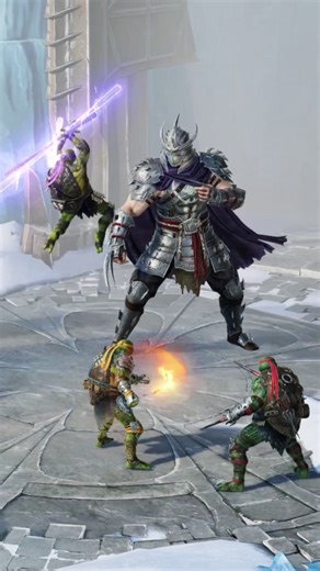 TMNT has arrived in RAID: Shadow Legends for a limited-time event. Take part in the 14-day Michelangelo Chase Event between 8/21 and 11/13 to add the Legendary Champion, Michelangelo, to your Collection for free! Raid: Shadow Legends | Teenage Mutant Ninja Turtles