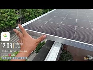 Instructions on how to assemble solar panels on a frame