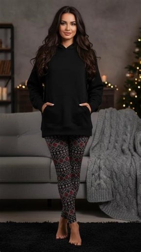 Women's High-Stretch Leggings | Nordic Pattern