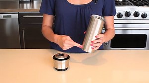 OXO Good Grips Steel Cocktail Shaker, 360-Degree, Silver