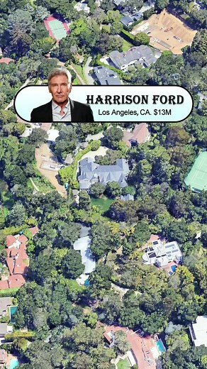 29K views · 196 reactions | Harrison Ford’s mansion in Los Angles is worth $13 million #harrisonford #losangeles #mansion #celebrityhouse Celebrity House | celebrity.house01 | Facebook