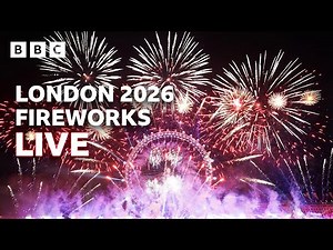 Happy New Year Live! 🎆 London Fireworks 2026 🔴 BBC