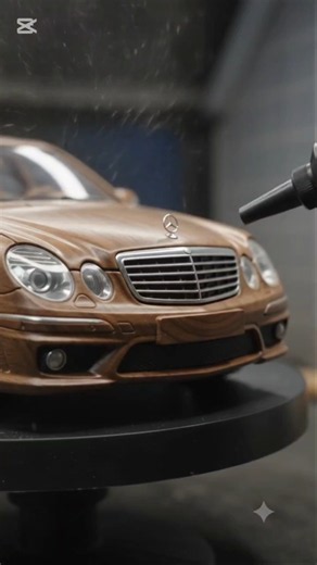 I Turned a Diecast Mercedes into WOOD