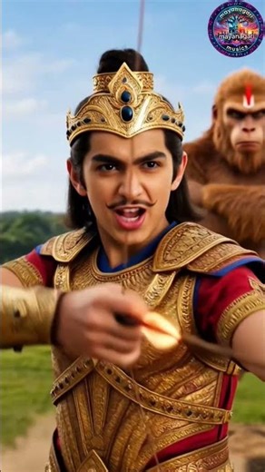 Hanuman Ji Ne Kaise Kiya Akshay Kumar Ka Vadh? 🐒Ashok Vatika Vidhwans & Ravana’s Son Battle🏹 #shorts