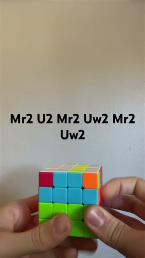 Corner parity algorithm for the 4x4