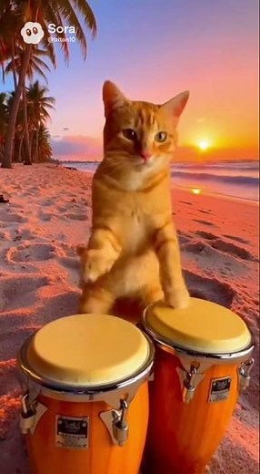 Just a Cat With Bongos