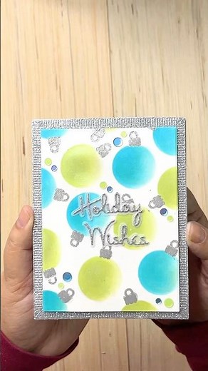 QUICK & EASY Holiday Card - DIY Christmas Cards #spellbinders #cardmaking #holidaycards